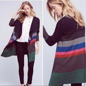 Anthropologie Lili's CLoset Striped Cardigan Size Small